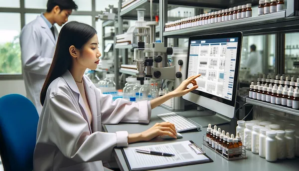 A researcher browsing an online product catalog